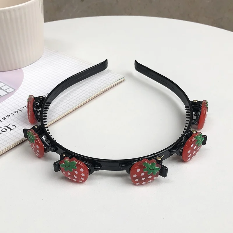 Braided Hair Bands for Girls ·Flower, Love & Fruit Headbands, New Fashion Hair Accessories for Women