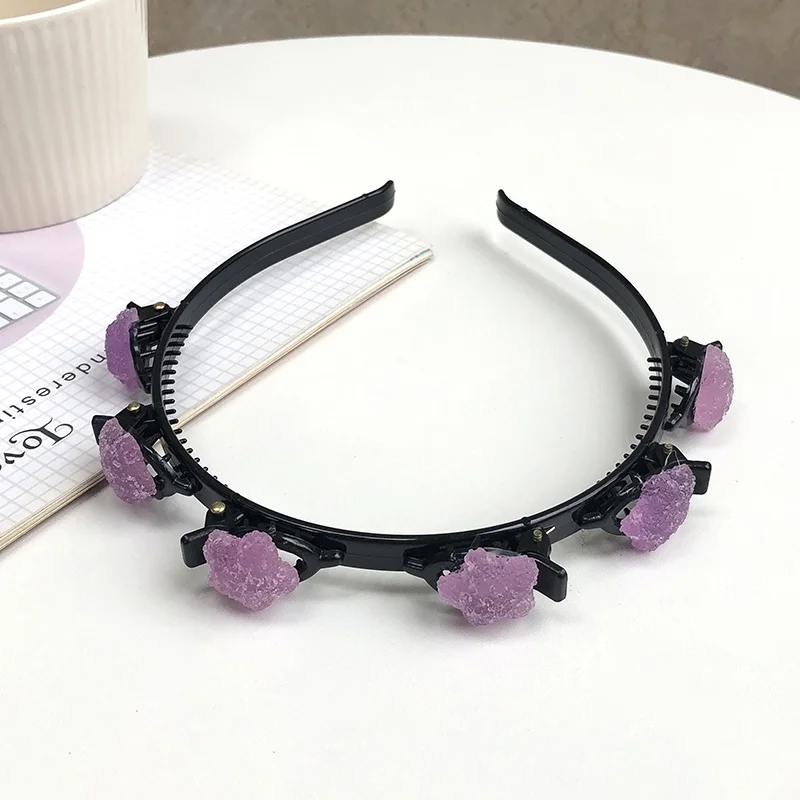 Braided Hair Bands for Girls ·Flower, Love & Fruit Headbands, New Fashion Hair Accessories for Women