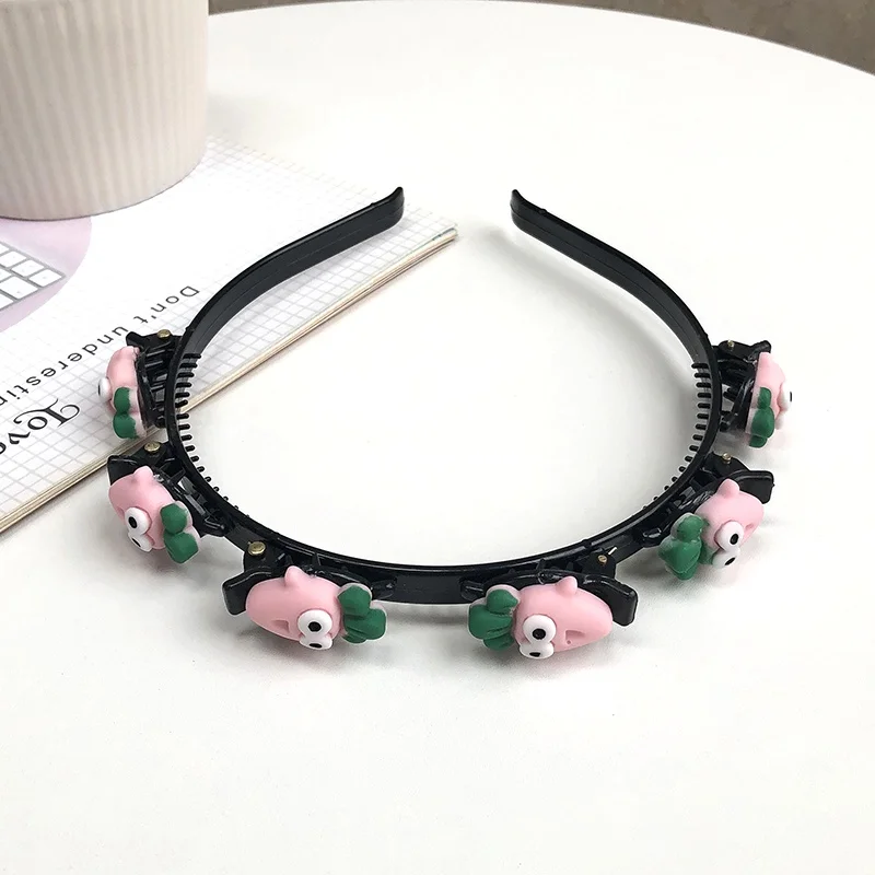 Braided Hair Bands for Girls ·Flower, Love & Fruit Headbands, New Fashion Hair Accessories for Women