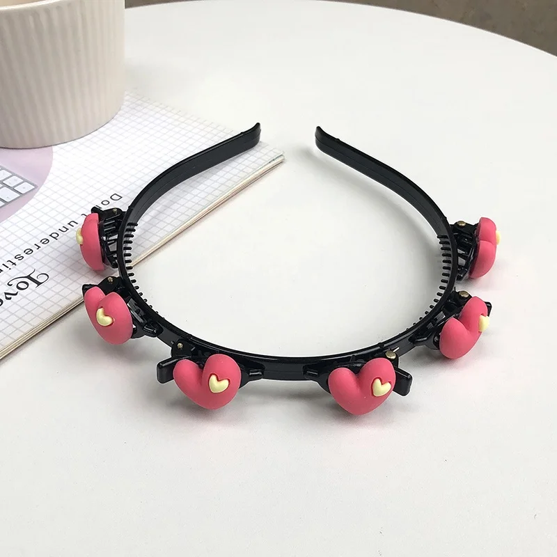 Braided Hair Bands for Girls ·Flower, Love & Fruit Headbands, New Fashion Hair Accessories for Women