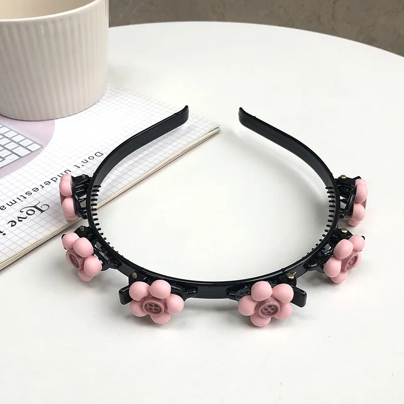 Braided Hair Bands for Girls ·Flower, Love & Fruit Headbands, New Fashion Hair Accessories for Women