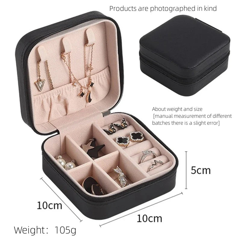 Travel Storage Box in Classic Black, Pure White, or Fashion Pink