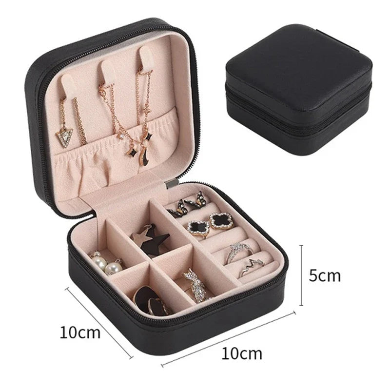 Travel Storage Box in Classic Black, Pure White, or Fashion Pink