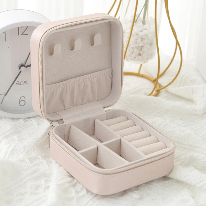 Travel Storage Box in Classic Black, Pure White, or Fashion Pink