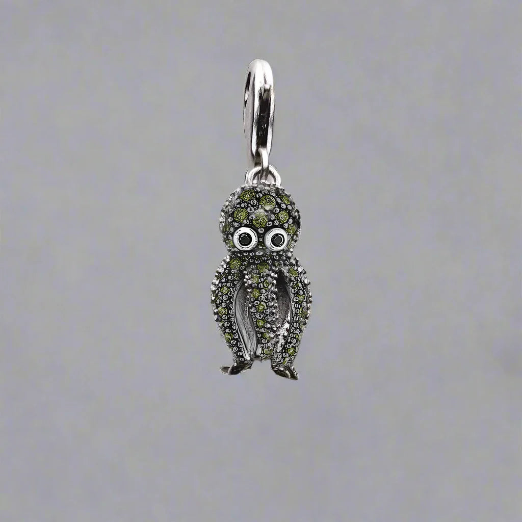 Octopus Charm Pendant for Women & Men - 2022 Brand New 925 Sterling Silver Cute Jewelry