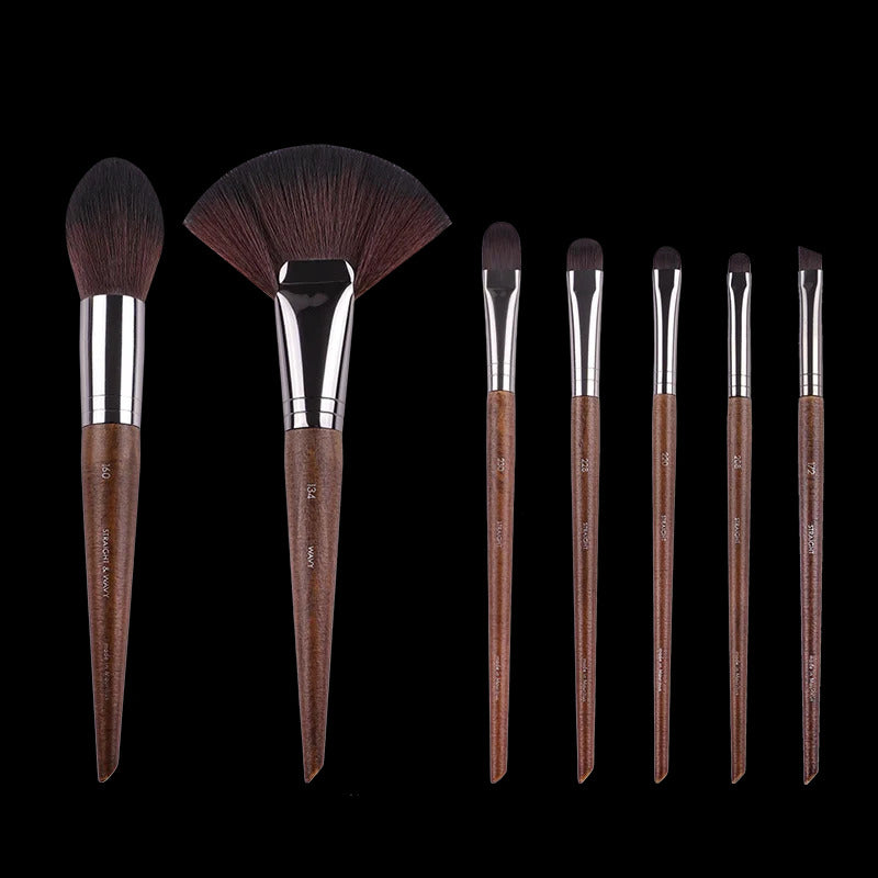 MUF Makeup Brush Set & Kit ·Foundation, Blusher, Eyeshadow, Highlight, Powder & Eyebrow Brushes for Professional Artists