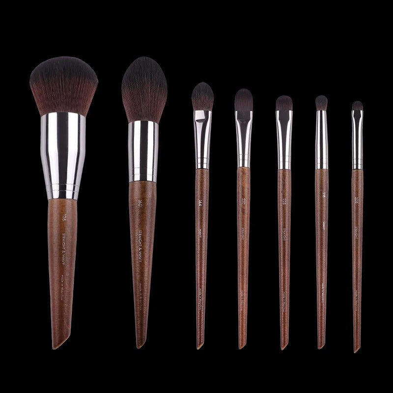 MUF Makeup Brush Set & Kit ·Foundation, Blusher, Eyeshadow, Highlight, Powder & Eyebrow Brushes for Professional Artists