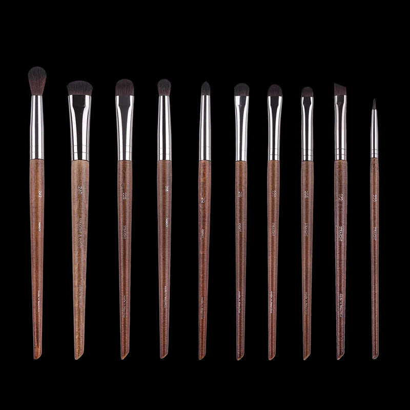 MUF Makeup Brush Set & Kit ·Foundation, Blusher, Eyeshadow, Highlight, Powder & Eyebrow Brushes for Professional Artists