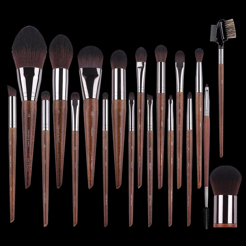 MUF Makeup Brush Set & Kit ·Foundation, Blusher, Eyeshadow, Highlight, Powder & Eyebrow Brushes for Professional Artists