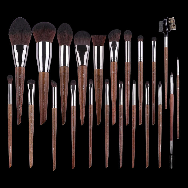 MUF Makeup Brush Set & Kit ·Foundation, Blusher, Eyeshadow, Highlight, Powder & Eyebrow Brushes for Professional Artists