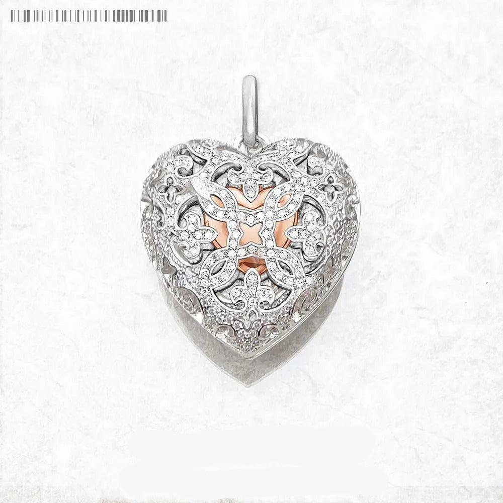 The Pendant Love Heart Locket you're describing sounds like a beautiful piece of jewelry that combines style, sentiment, and quality. Here? a breakdown of its key features: