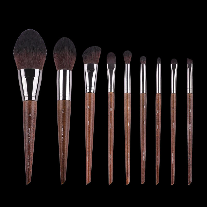 MUF Makeup Brush Set & Kit ·Foundation, Blusher, Eyeshadow, Highlight, Powder & Eyebrow Brushes for Professional Artists