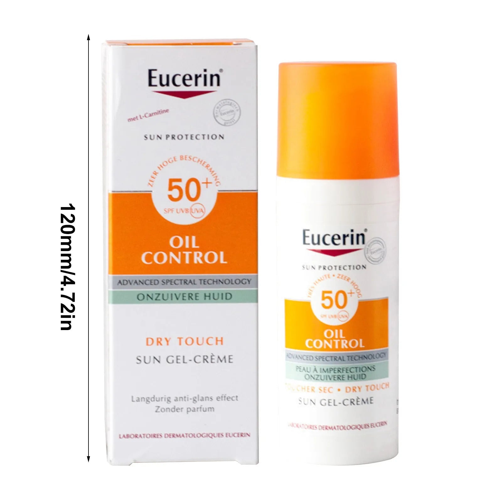 Oil Control Sunscreen for Oily & Acne-Prone Skin ·Refreshing & Mattifying, 50ml