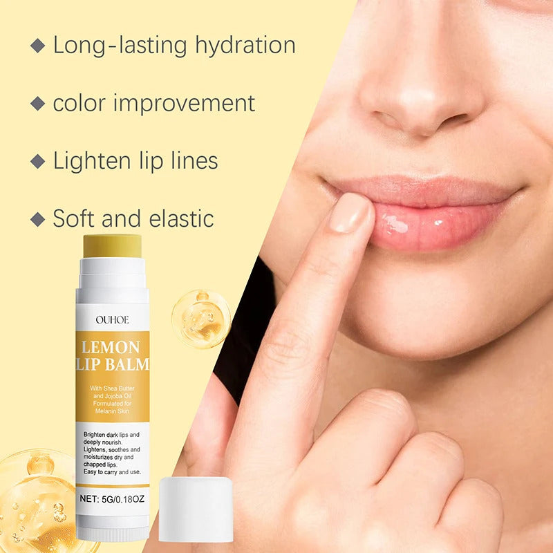 Dark Lip Balm & Lip Gloss ·Lighten Melanin, Exfoliating, Moisturizing, Korean Lip Care for Soft & Smooth Lips