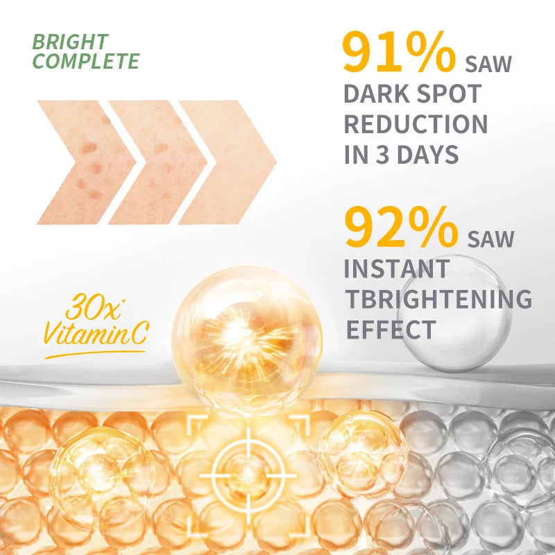 Garnier Bright Complete 30X Vitamin C Niacinamide Booster Serum ·Whitening, Acne Mark Fading, Skin Tone Essence, 30ml