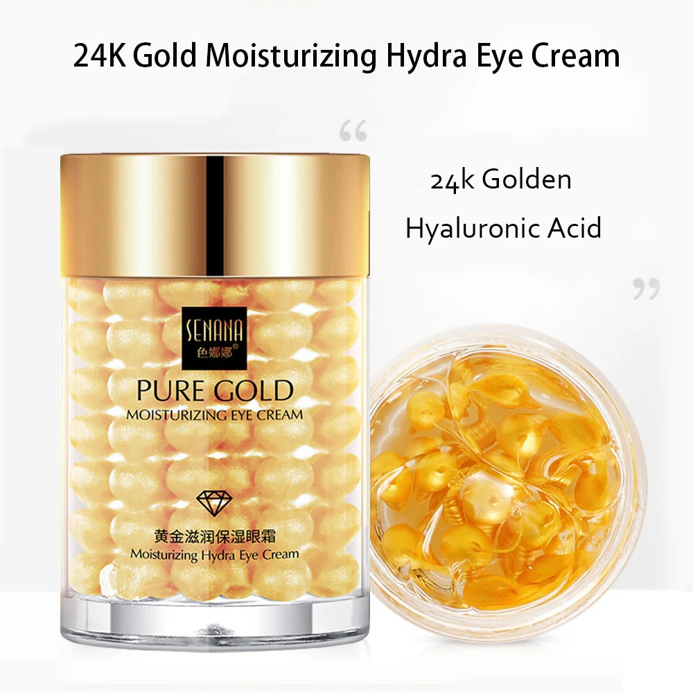 24K Gold Niacinamide Skincare Set ·Anti-Aging Face Serum, Collagen Eye Cream, Dark Circle Treatment, and Skin Care Kit