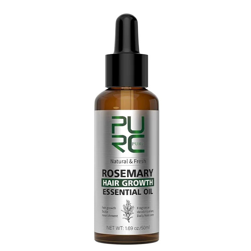 PURC Rosemary Oil Hair Growth Products ·Ginger Anti-Hair Loss, Fast Regrowth, Thicken Oil, Scalp Treatment for Men & Women ·Hair Care Solution