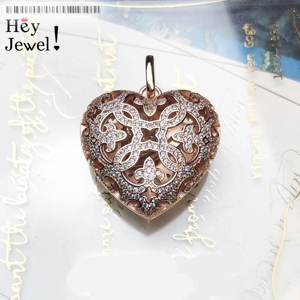 The Pendant Love Heart Locket you're describing sounds like a beautiful piece of jewelry that combines style, sentiment, and quality. Here? a breakdown of its key features: